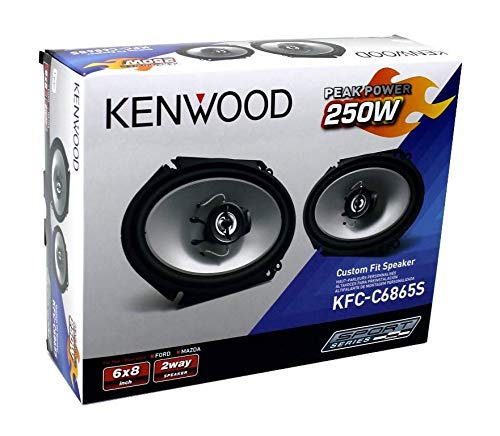 2 New Kenwood KFC-C6865S 6x8 250 Watt 2-Way Car Audio Coaxial Speakers Stereo 2 New Kenwood KFC-C6865S 6x8 250 Watt 2-Way Car Audio Coaxial Speakers Stereo